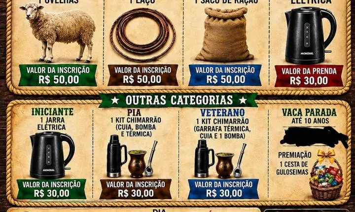 GRANDE DUELO BENEFICENTE NA CANCHA TROPEIRO VÉIO UNIRÁ SOLIDARIEDADE E TRADIÇÃO EM PRÓ AO SR. ELSON (TIO DÉGA)