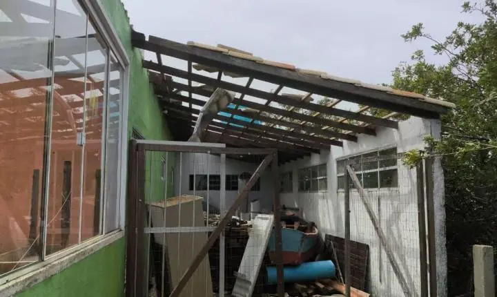 Temporal deixa 700 casas danificadas e 40 destruídas em São José do Norte